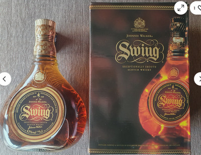 Johnnie Walker SWING Whisky (43%, 0,75L) - alte 90er Abfüllung
