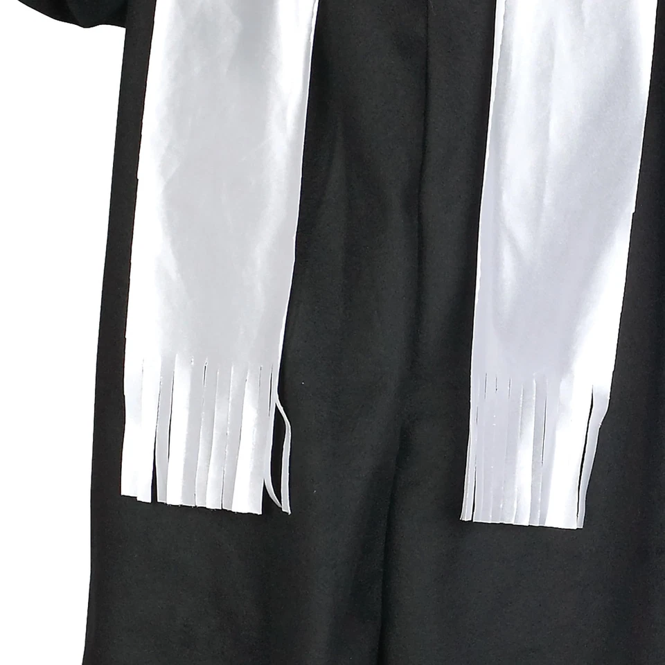 Disfraz de rabino para hombre talla grande negro 6'2" 300 libras adulto Halloween vestido elegante Foto 2 de 4