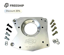 T5 Adapter Plate Wide Pattern Sb Ford I-6 Bellhousing 5 Deg Ccw Clocking