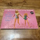 1970 VINTAGE MATTEL LIVING BARBIE AND SKIPPER DOLL MINI FASHION BOOKLET CATALOG