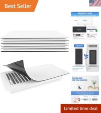 6 Pack Strong Magnetic Vent Covers, 5.5 inch X 12 inch, White  for Standard ...