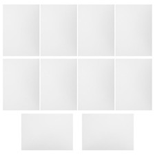 10pcs Matte PVC Craft Plastic Sheets for Picture Frames, Rigid Frosted Thin