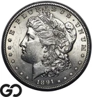 1891-S Morgan Silver Dollar Coin, Frosty Choice BU++