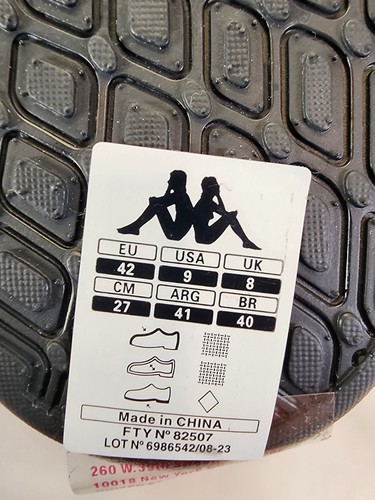 Kappa Luria 1 Slides Sport Sandals Black White US 9 Adjustable UK 8 EU 42 NEW - Picture 18 of 22