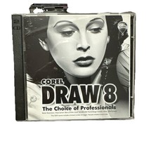 Corel Draw 8 CorelDraw Set 2 dischi PC CD-ROM software Windows Professional