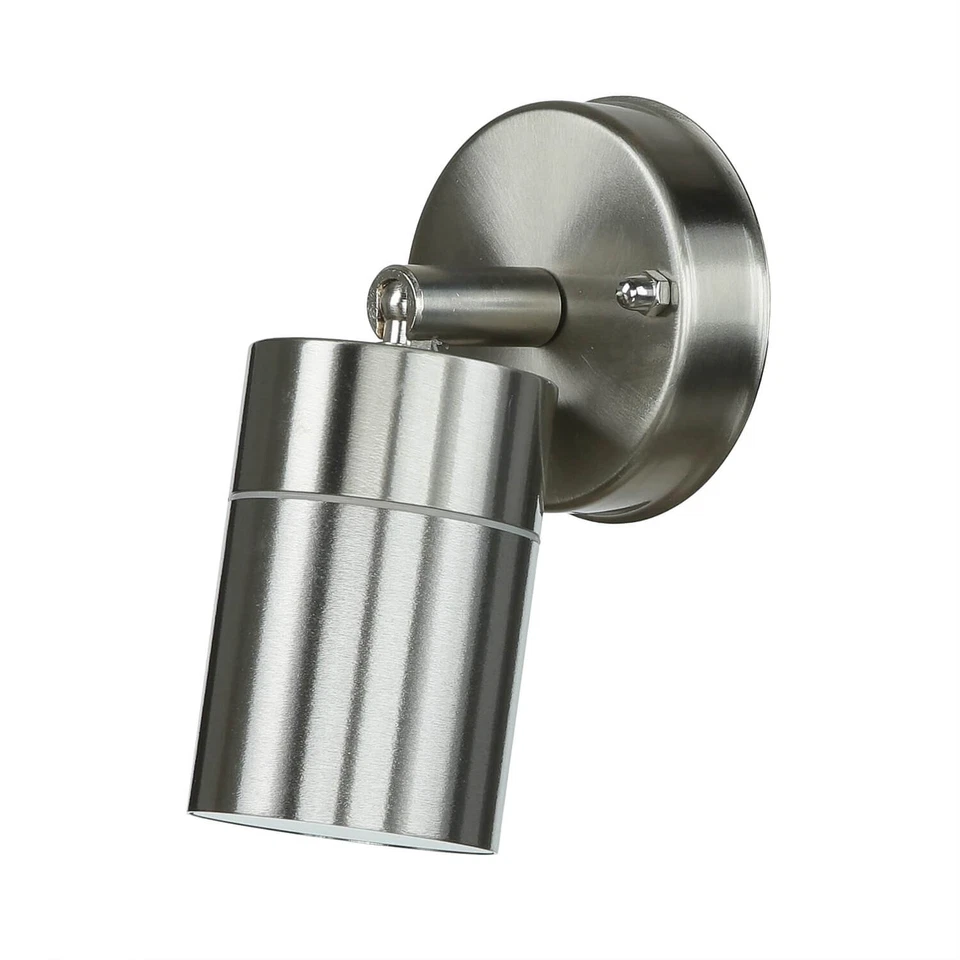 Außenleuchte Edelstahl IP44 Modern GU10 COLLINS Wandleuchte Spot Haus Fassade - Bild 2 von 4