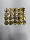 1969 Citgo Gasoline Baseball Coin Complete Set of 20 Aaron-Rose-Killebrew. CLEAN