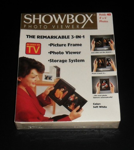 Baby Pastel 4" * 6" SHOWBOX PHOTO VIEWER 3-in-1 Picture Frame(Holds 40 Pictures) - 第 2/3 張圖片