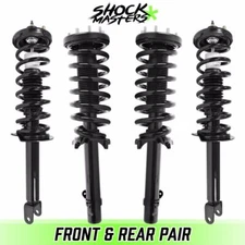 Front Rear Complete Strut Assemblies for 2008-2012 Honda Accord 2.4L