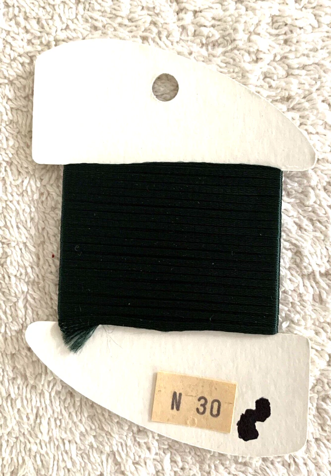 Rainbow Gallery Neon Rays Needlepoint Ribbon Rayon 1 Card 10 yards N 30 Green - Image 2 of 4