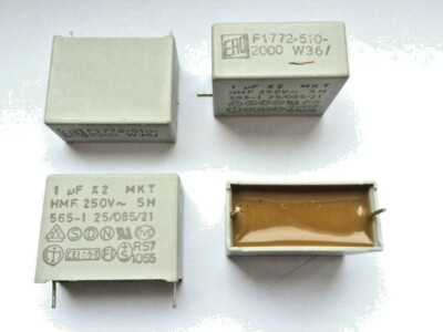 12pcs ERO Metalized Box Film Capacitor, .1uF 250v, MKT