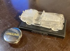 2 X Jaguar Glasmodell und Tankdeckel