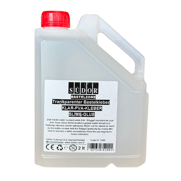 Transparenter Bastelkleber. Klar-Pva-Kleber. Geeignet FüR Schleim. 2 Liter-image