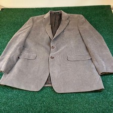 Lauren Ralph Lauren Corduroy Blazer Sport Coat Paisley Lined Jacket Mens 46L