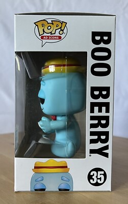 Funko Pop! General Mills Boo Berry – Limited Edition Cereal Box Figur, 9 Cm, Vinyl-Figure Für Sammler & Halloween-Fans
