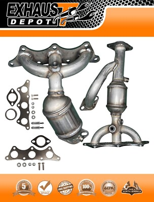 #ad Manifold Catalytic Converter for Mitsubishi Endeavor 3.8L 2004 2011 Front amp; Rear $232.36