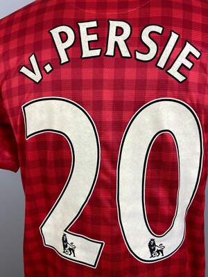 MANCHESTER UNITED 2012 2013 V.PERSIE HOME SHIRT FOOTBALL