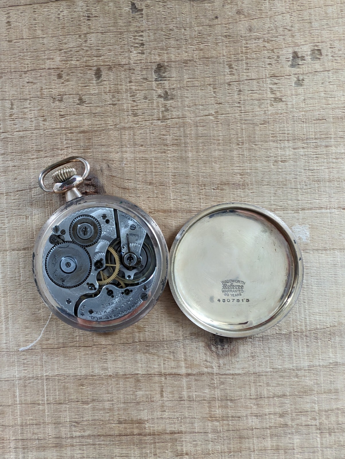 ANTIQUE HAMILTON POCKET WATCH!! Wadsworth Referee 20 Year eBay