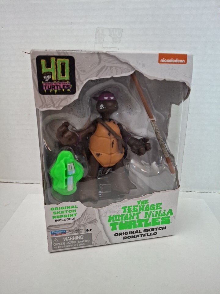 Donatello TMNT 40th Anniversary 4-Inch Original Sketch Figure  