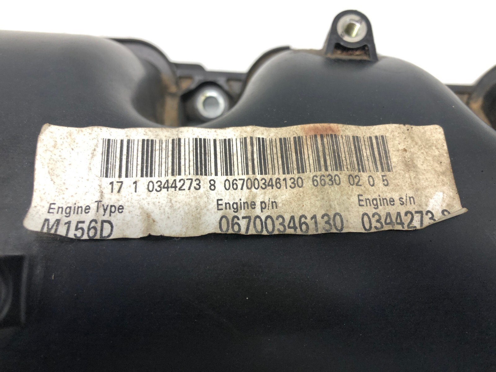 2017-2023 MASERATI LEVANTE 3.0L V6 ENGINE AIR INTAKE MANIFOLD OEM