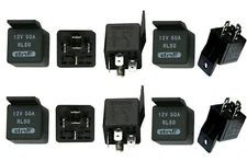 10 PACK 50 AMP 12V BOSCH STYLE CAR ALARM AUTOMOTIVE RELAY + SHIPS  TODAY!