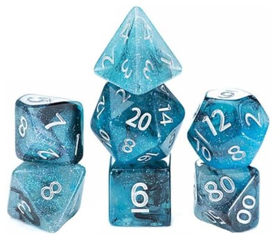 Gate Keeper Aether Dice: Eternity - 7 Piece Dice Set, Gate Keeper Games