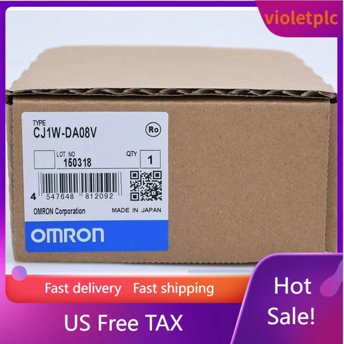 1PC New Omron CJ1W-DA08V PLC Output Module In Box Fast Shipping CJ1WDA08V
