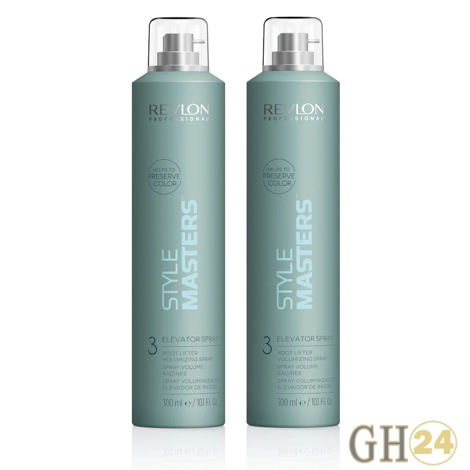 2x Revlon Professional Style Masters Elevator Volumen Spray 300ml