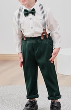 NEW WESIDOM Toddler Boy Clothes Suit Formal Dress Set Size 3-4T