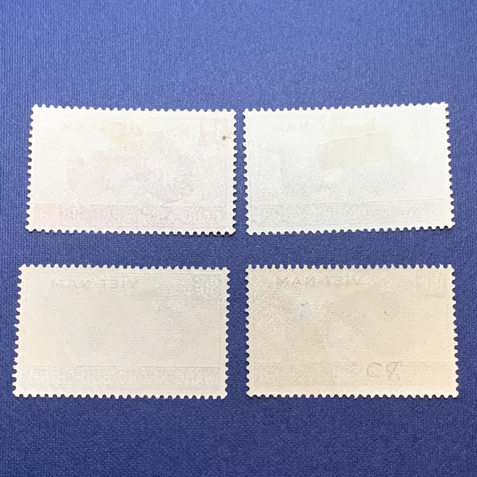 Sellos MH de Vietnam del Sur 1952 #C5-8 día de las almas errantes de dragones Foto 4 de 4