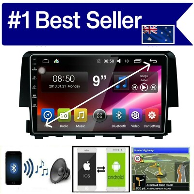 HONDA CIVIC 2015+  GPS APPLE CARPLAY ANDROID AUTO ODB CAMERA DAB TPMS DVR