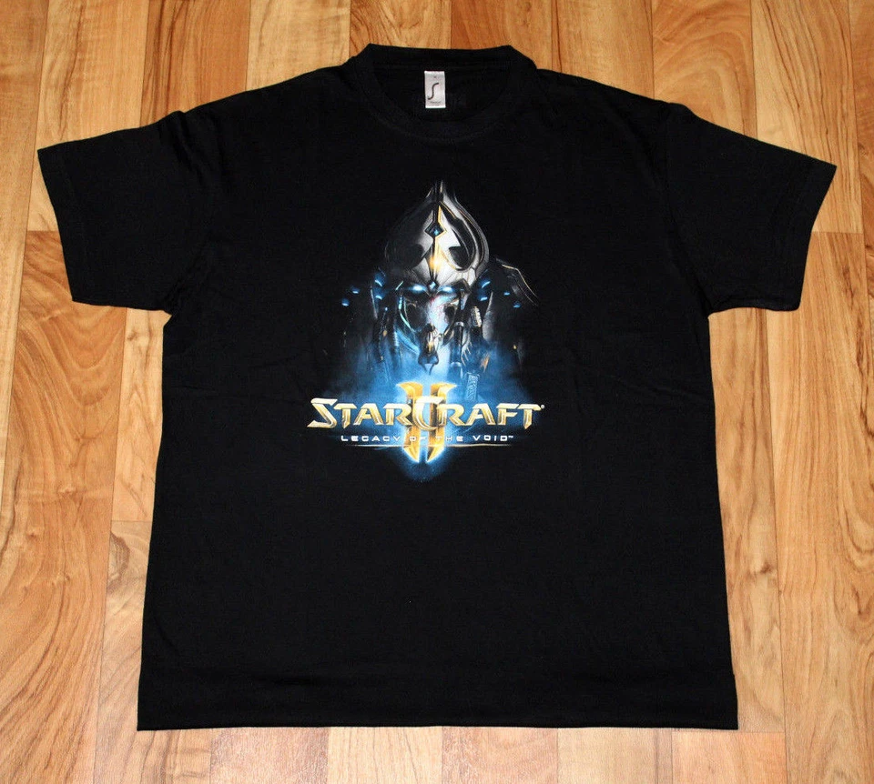 Camiseta Blizzard StarCraft II Legacy of the Void rara promoción talla M Foto 4 de 4