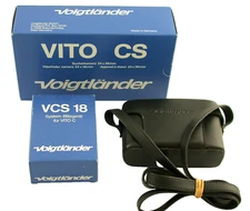 Voigtländer Vito CS + VCS 18 Skopar 2.8/38 analog 35mm camera TESTED new new