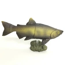 Kaiyodo Capsule Q Museum Mini Figure Fish Kunimasu Black Kokanee import Japan