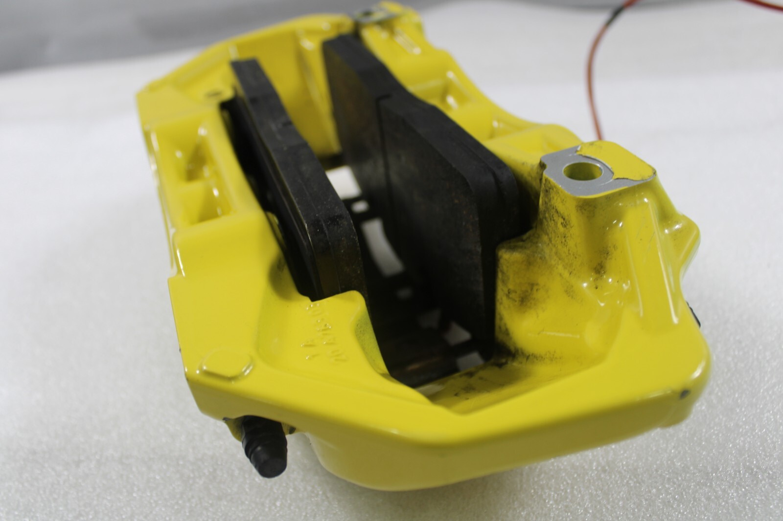 Ferrari 458 Italia, Spider, LH, Front Brake Caliper, Yellow, Used, P/N 261774