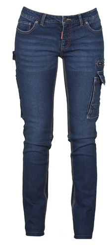 Payper WEST LADY Pantalone da Donna Jeans Denim Porta Metro Smartphone  Lavoro | eBay
