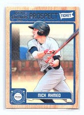 2011 Playoff Contenders Nick Ahmed #RT21   Atlanta Braves