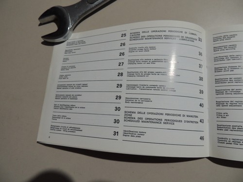 De Tomaso Pantera 06.1973 Betriebsanleitung usage et entrtien Fahrerhandbuch - Picture 6 of 13