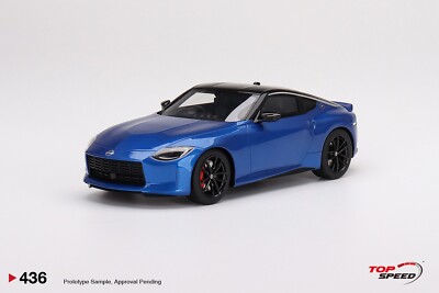 NISSAN FAIRLADY Z VERSION ST 2023 SEIRAN BLUE RHD - TOPSPEED TS0436 1/18