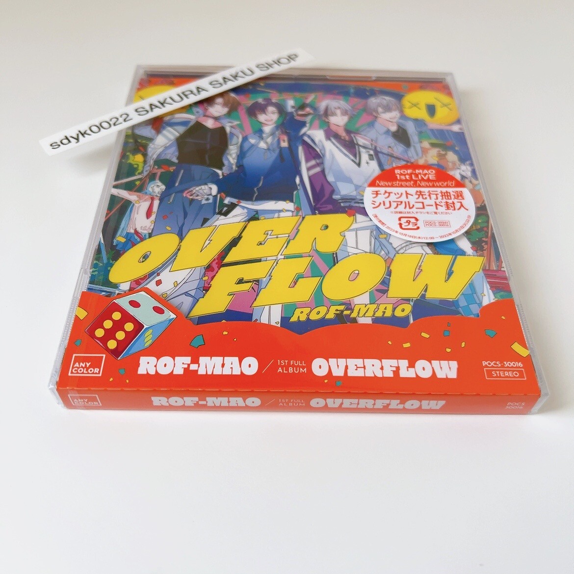 NIJISANJI ROF-MAO Overflow CD ROF-MAO Regular Edition POCS NIJISANJI ROF-MAO Overflow CD ROF-MAO Regular Edition POCS