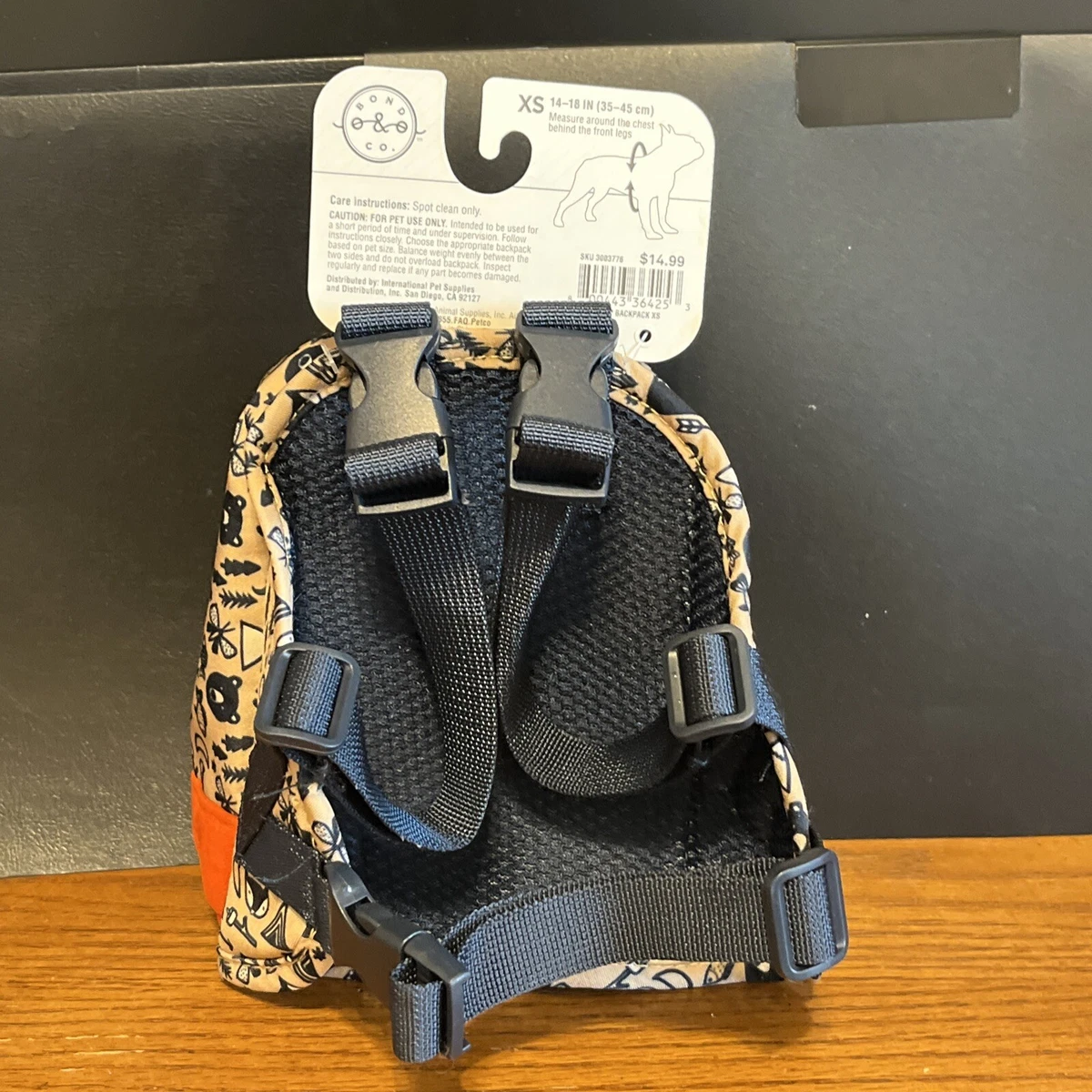 X small on sale dog backpack