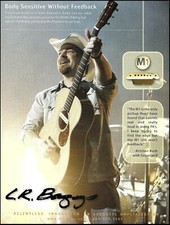 Sugarland band Kristian Bush 2008 L.R. Baggs M1 soundhole pickup advertisement