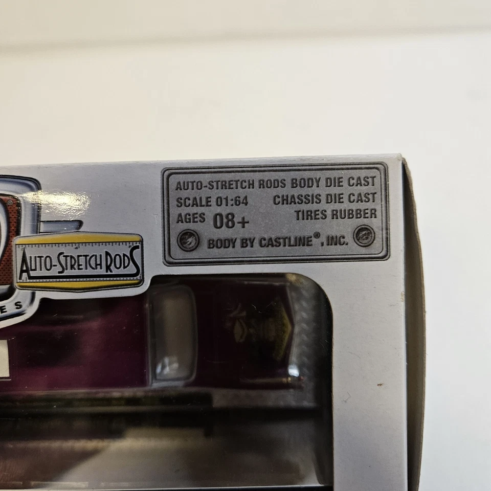 M2 Machines Auto Stretch Rods Purple 1959 Cadillac Series 62 Die Cast 1:64 NIB - Image 4 of 4