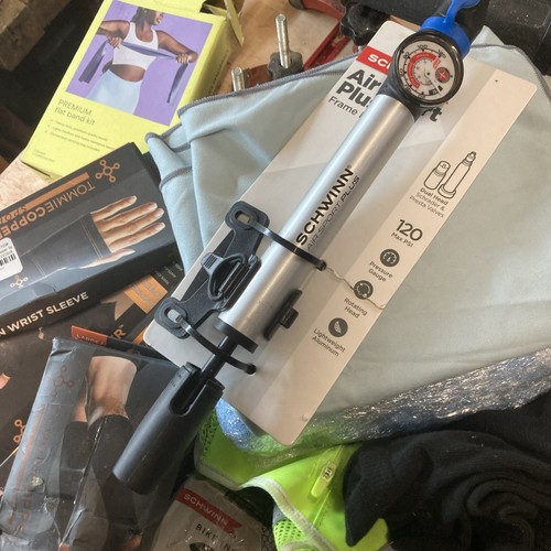Schwinn Air Sport Plus Bike Tire Hand Frame Pump Dual Head NEW