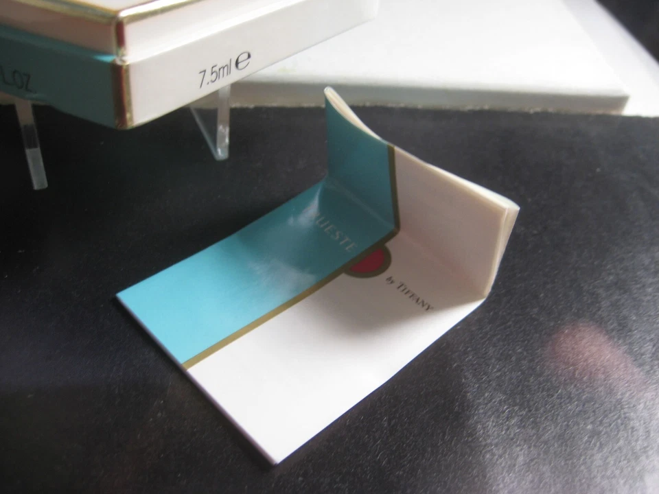 🎁Vintage 0.25 OZ Nuevo **PERFUME Perfume Puro Tiffany & Co. Trueste Foto 4 de 4