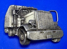 Semi Truck Long Haulers Trucking Driver Trucker VTG 1977 Bergamot Belt Buckle