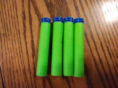 Nerf N-Strike Elite Dart Refills Pack of 100 lime green with blue tip