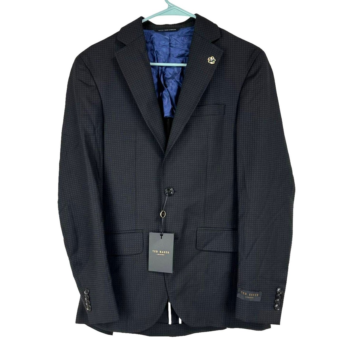 ⭐️TED BAKER London サイズ2⭐️ 美品 Ted Baker London NWT Karl SPJ Men's Black Blazer Size 36R