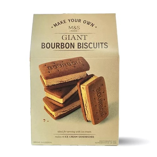 M&S Bourbon Custard Creams Make Your Own Giant Biscuit Ice Cream Sandwich - Picture 2 of 10