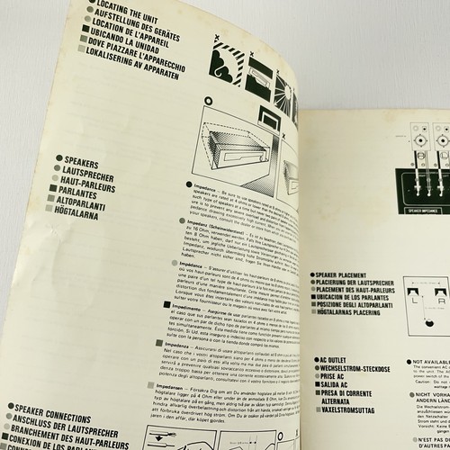 Rotel RA-413 Stereo Integrated Amplifier - Operating Instructions Owner's Manual - Bild 5 von 7